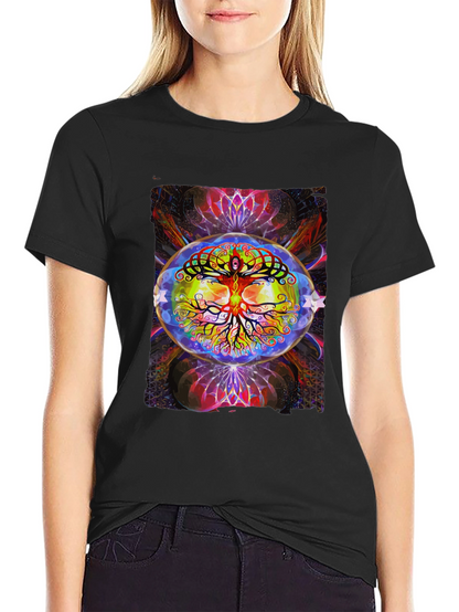Psychedelic Tree of Life Graphic Tee