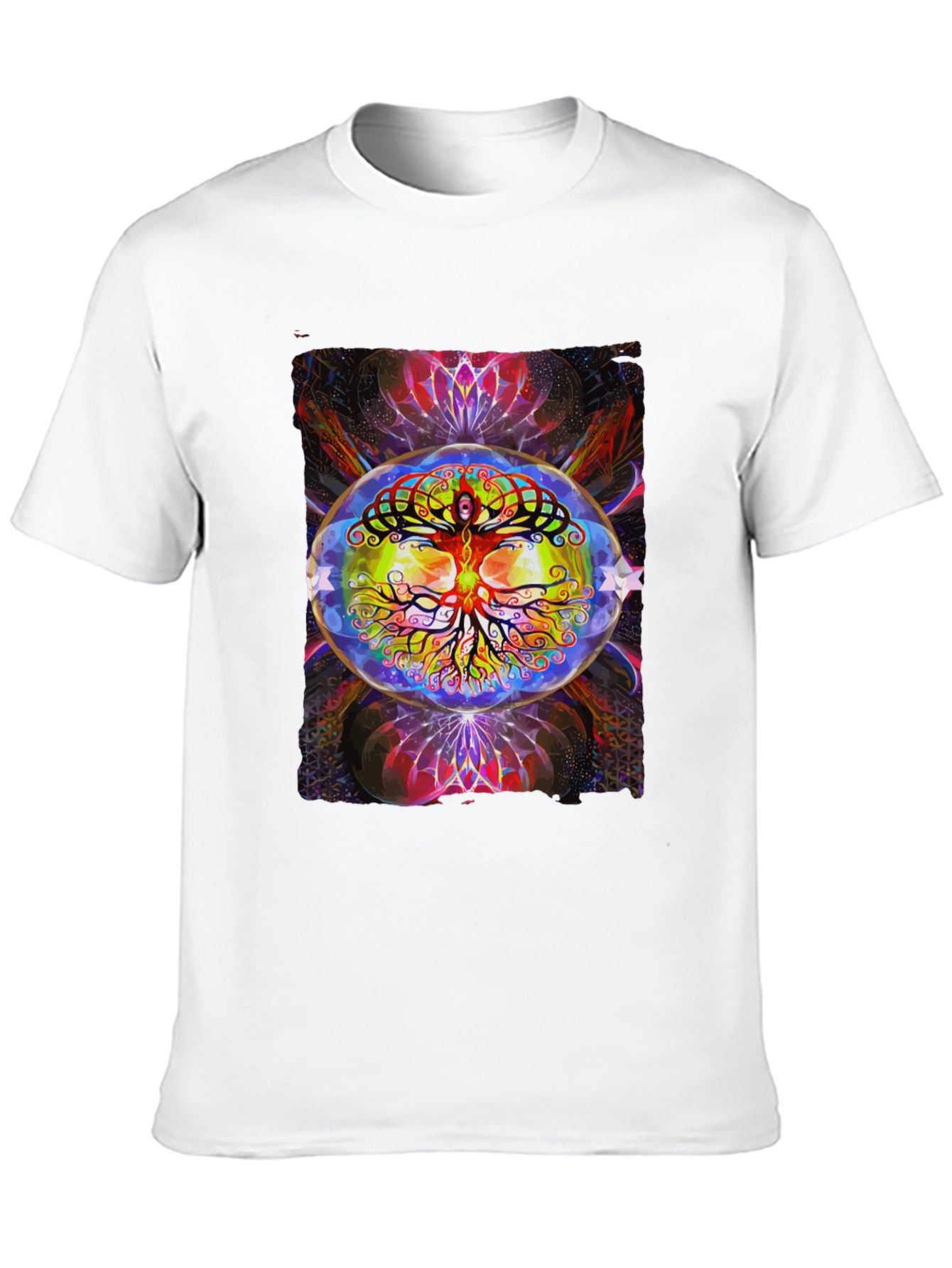 Psychedelic Tree of Life Graphic Tee