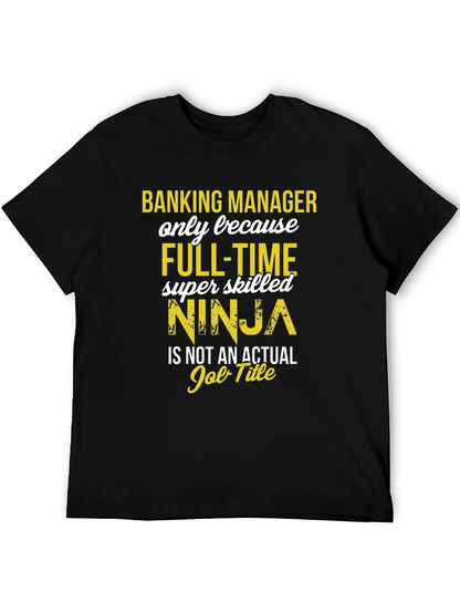 Banking Manager Ninja T-Shirt