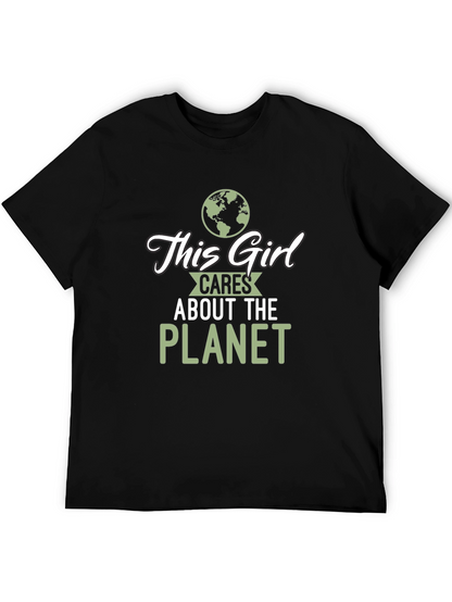 This Girl Cares About The Planet T-Shirt