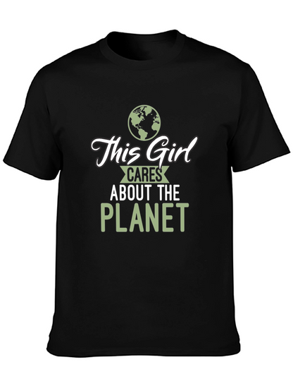 This Girl Cares About The Planet T-Shirt