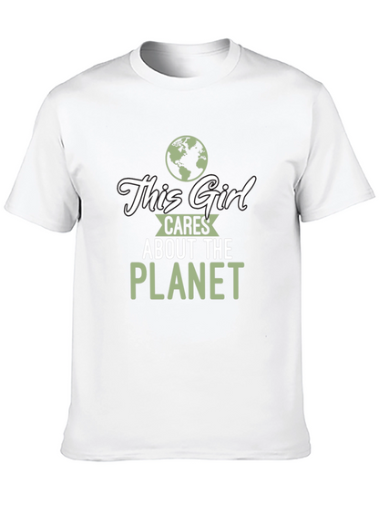 This Girl Cares About The Planet T-Shirt