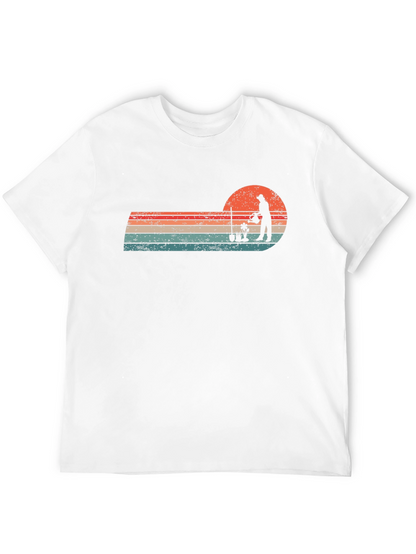 Gardening Silhouette T-Shirt - Retro Style