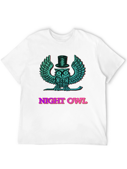 Night Owl Graphic Tee - Cool Mens T-Shirt