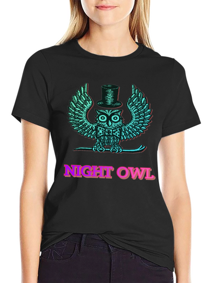 Night Owl Graphic Tee - Cool Mens T-Shirt