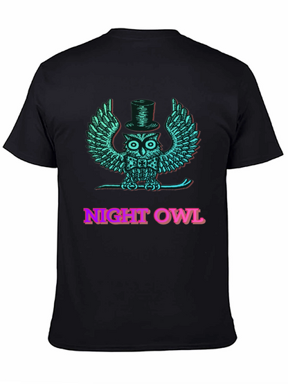 Night Owl Graphic Tee - Cool Mens T-Shirt