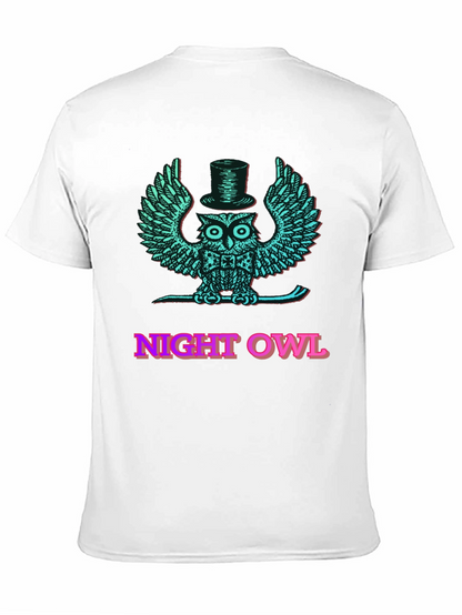 Night Owl Graphic Tee - Cool Mens T-Shirt