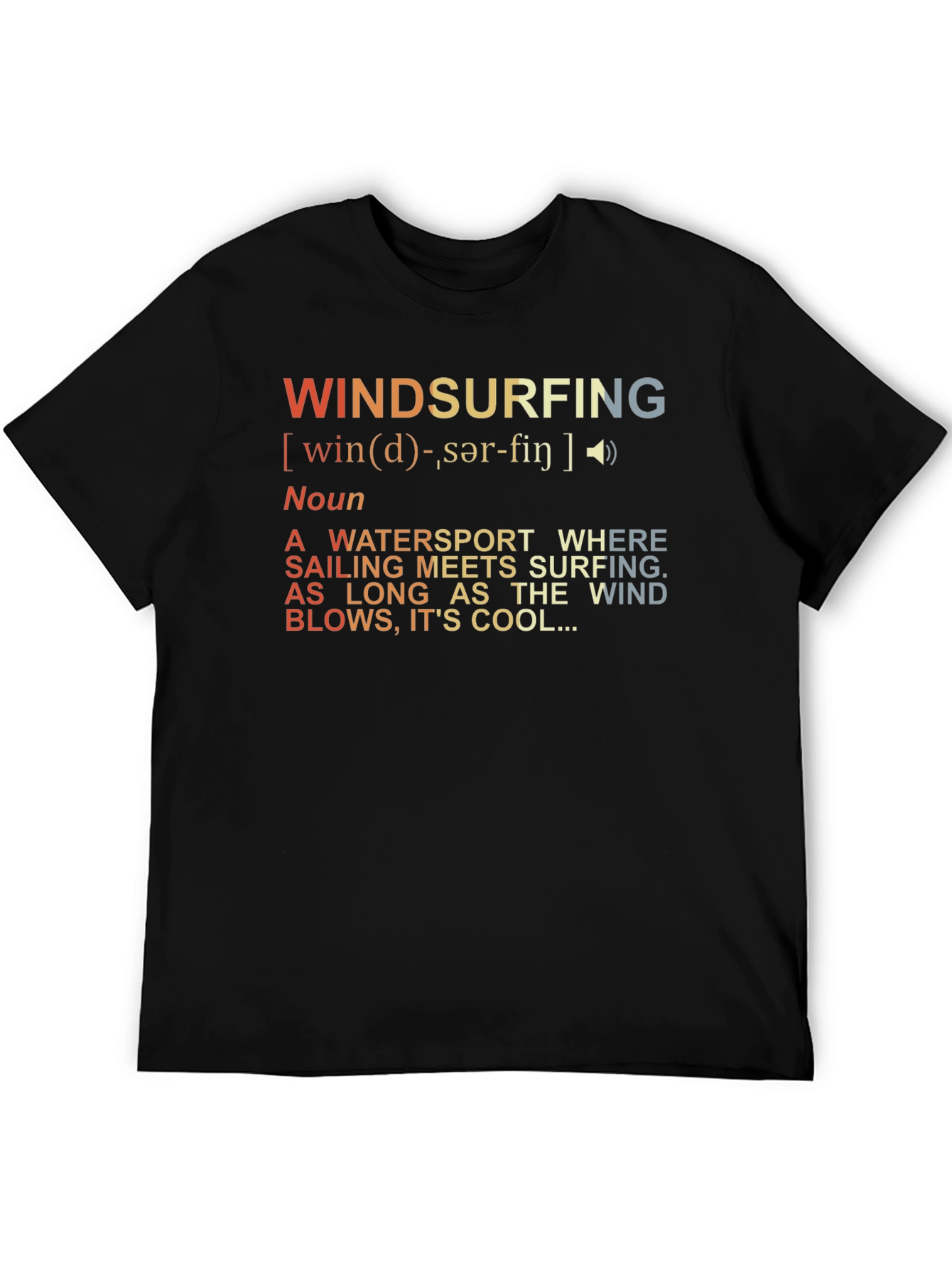 Windsurfing Definition Graphic T-Shirt