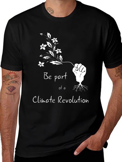 Climate Revolution T-Shirt - Eco-Friendly Activism