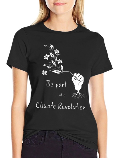 Climate Revolution T-Shirt - Eco-Friendly Activism