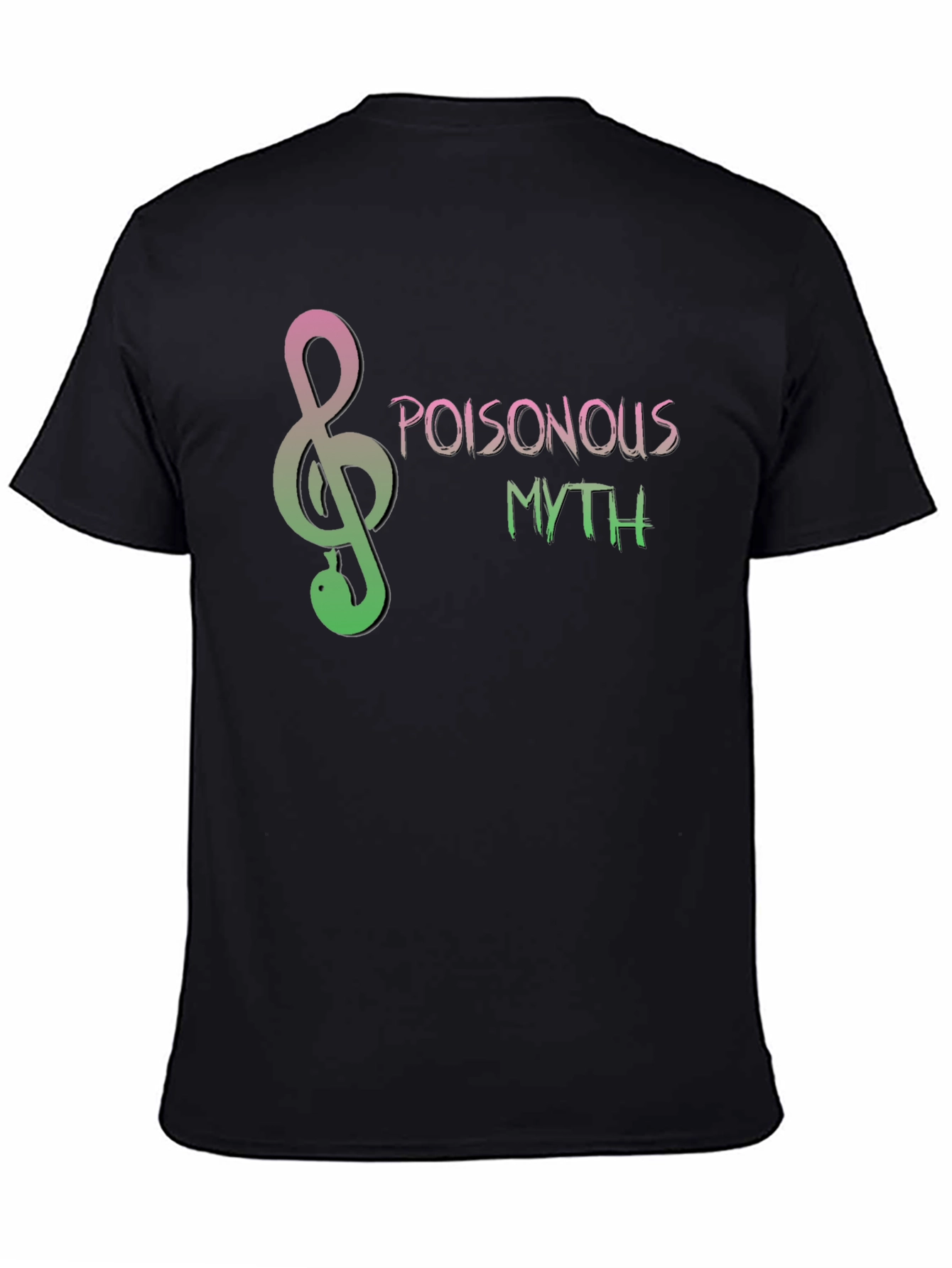 Poisonous Myth Snake Treble Clef T-Shirt