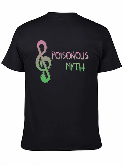 Poisonous Myth Snake Treble Clef T-Shirt