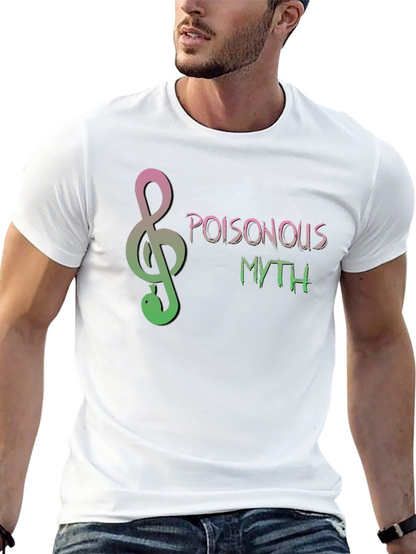 Poisonous Myth Snake Treble Clef T-Shirt