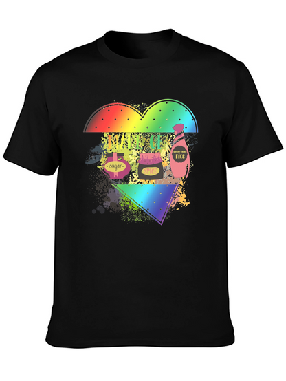 Spice Sugar Nice Rainbow Heart T-Shirt