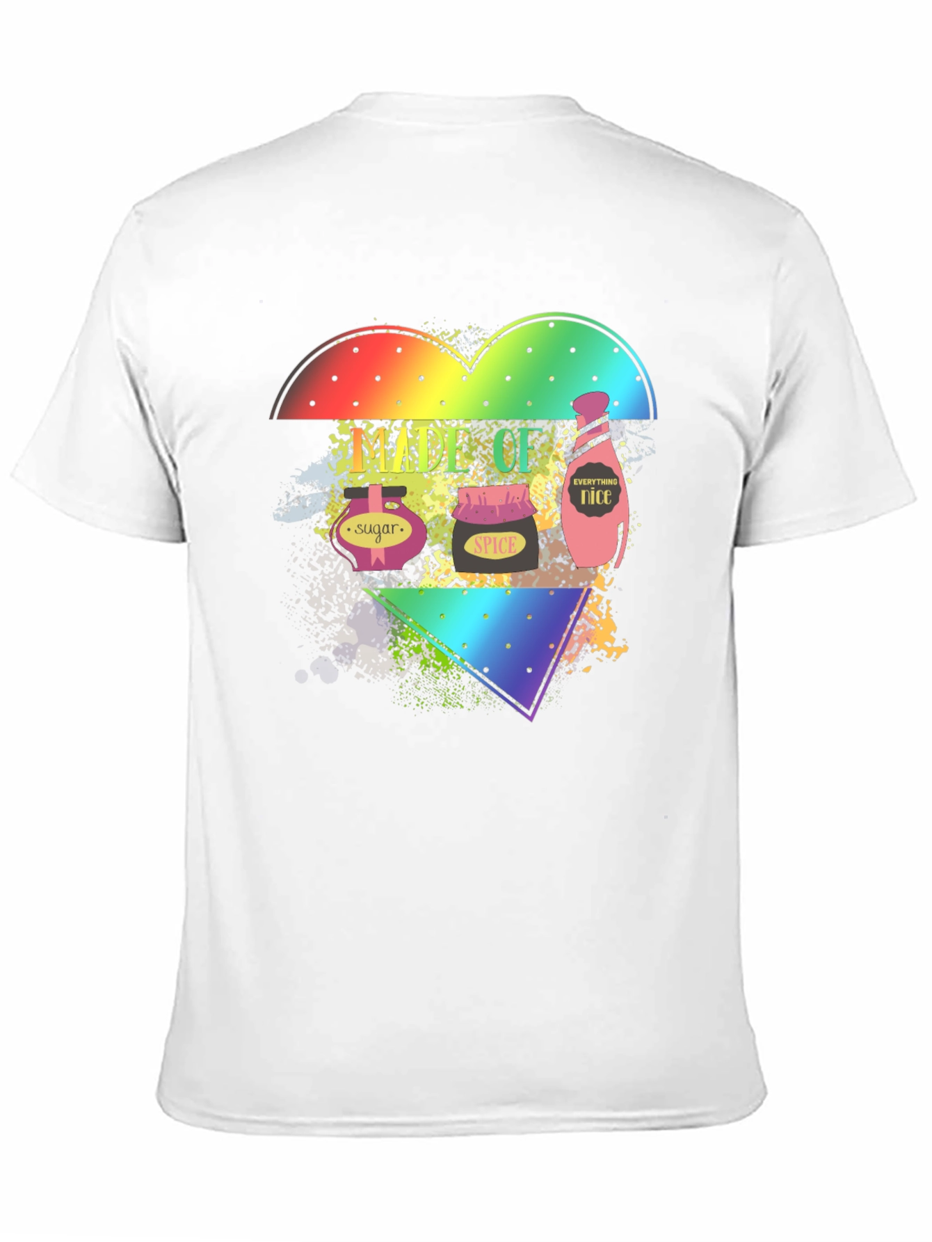Spice Sugar Nice Rainbow Heart T-Shirt