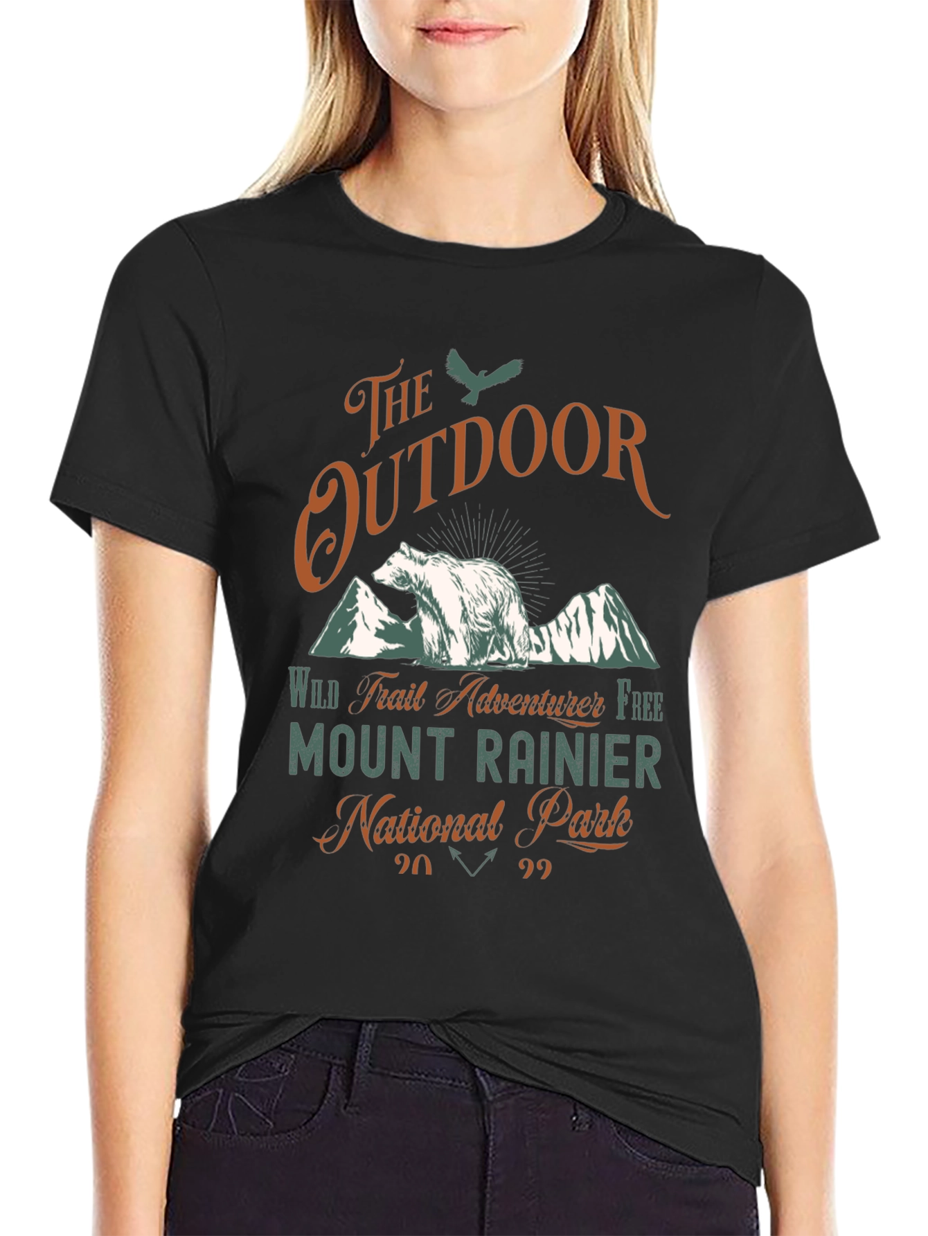 Mount Rainier National Park Outdoor Adventure T-Shirt