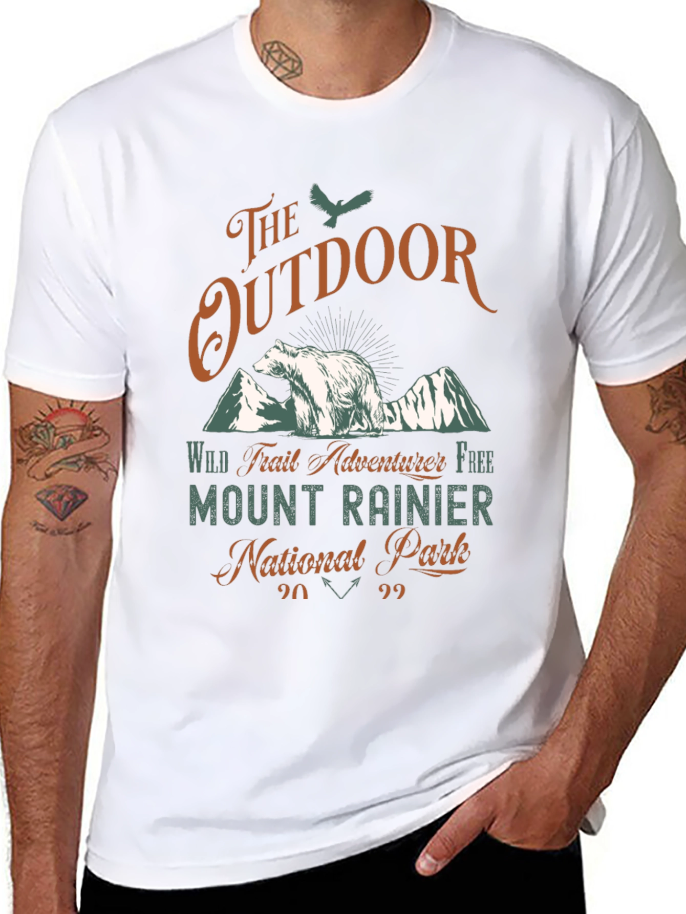 Mount Rainier National Park Outdoor Adventure T-Shirt