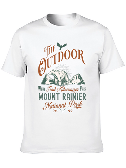 Mount Rainier National Park Outdoor Adventure T-Shirt