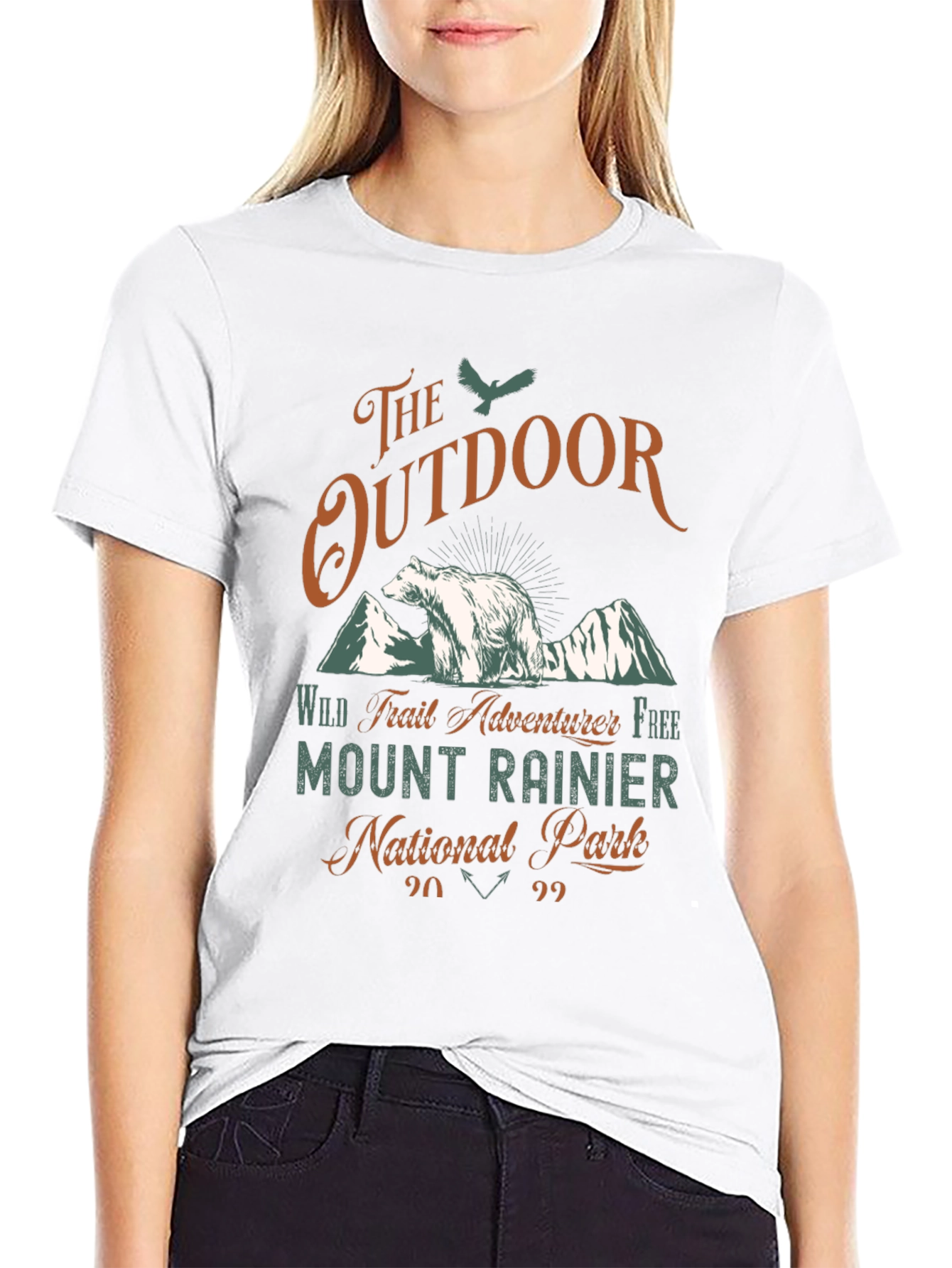 Mount Rainier National Park Outdoor Adventure T-Shirt