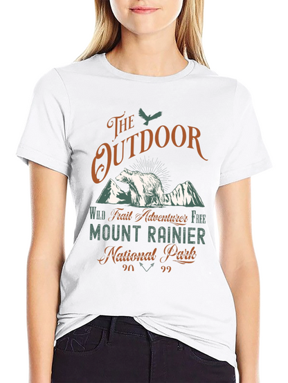 Mount Rainier National Park Outdoor Adventure T-Shirt