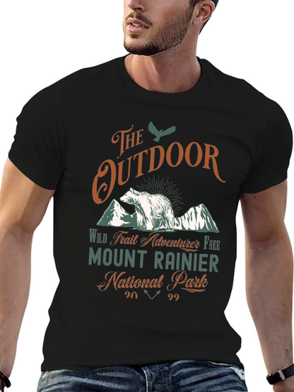 Mount Rainier National Park Outdoor Adventure T-Shirt