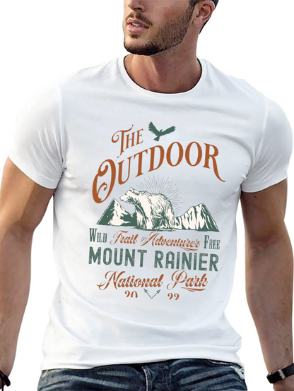 Mount Rainier National Park Outdoor Adventure T-Shirt
