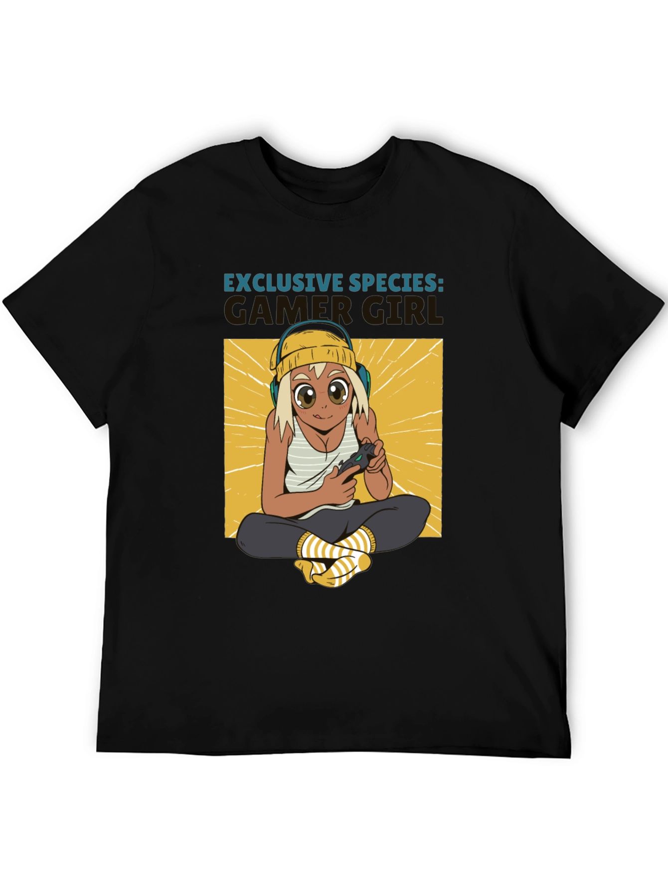 Gamer Girl Exclusive Species Black T-Shirt