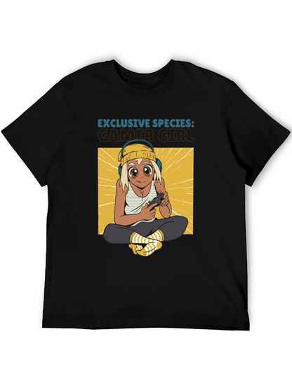 Gamer Girl Exclusive Species Black T-Shirt