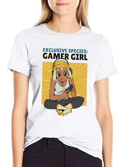 Gamer Girl Exclusive Species Black T-Shirt