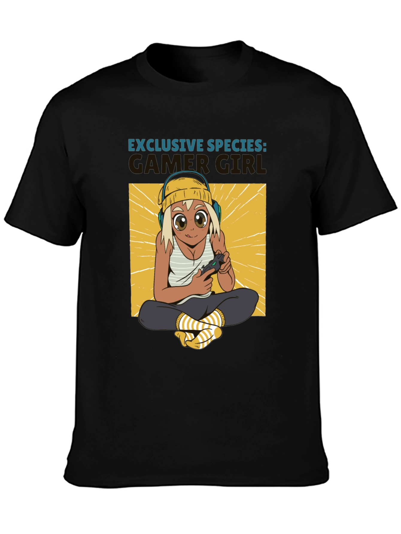 Gamer Girl Exclusive Species Black T-Shirt