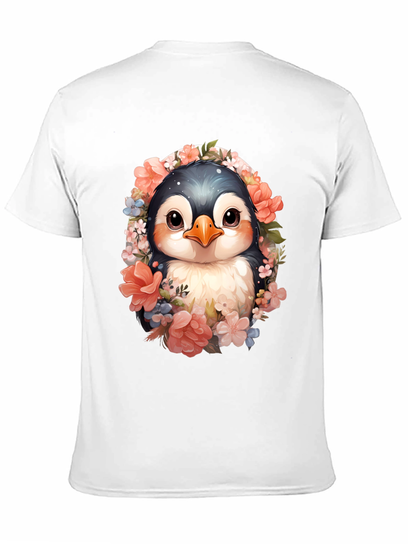 Penguin Floral Graphic Tee