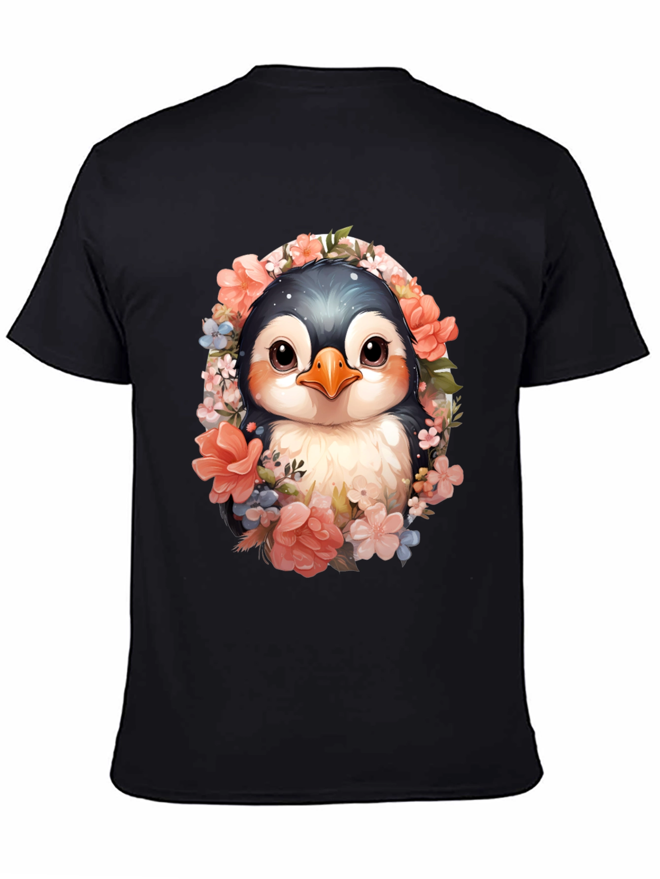 Penguin Floral Graphic Tee