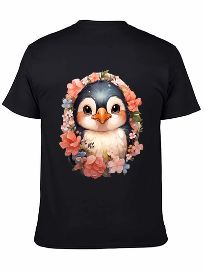 Penguin Floral Graphic Tee