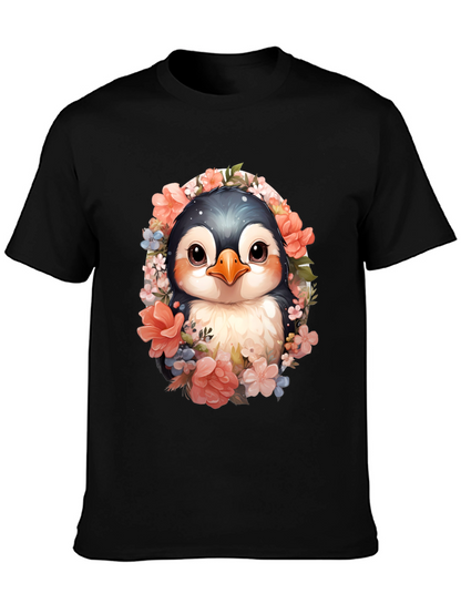 Penguin Floral Graphic Tee