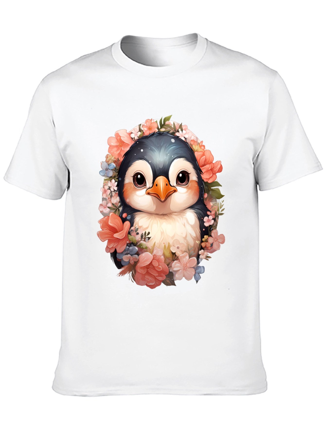 Penguin Floral Graphic Tee