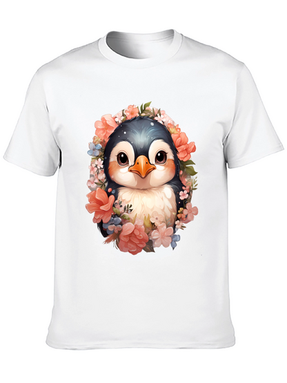 Penguin Floral Graphic Tee