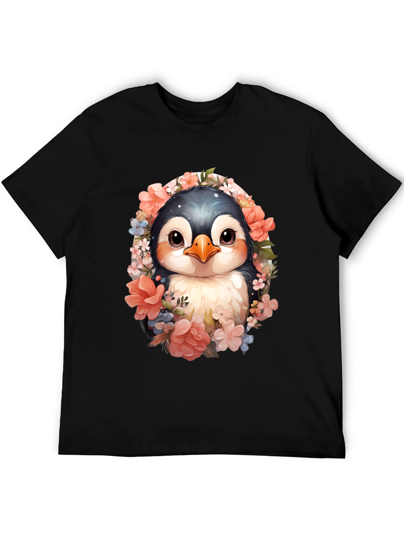 Penguin Floral Graphic Tee