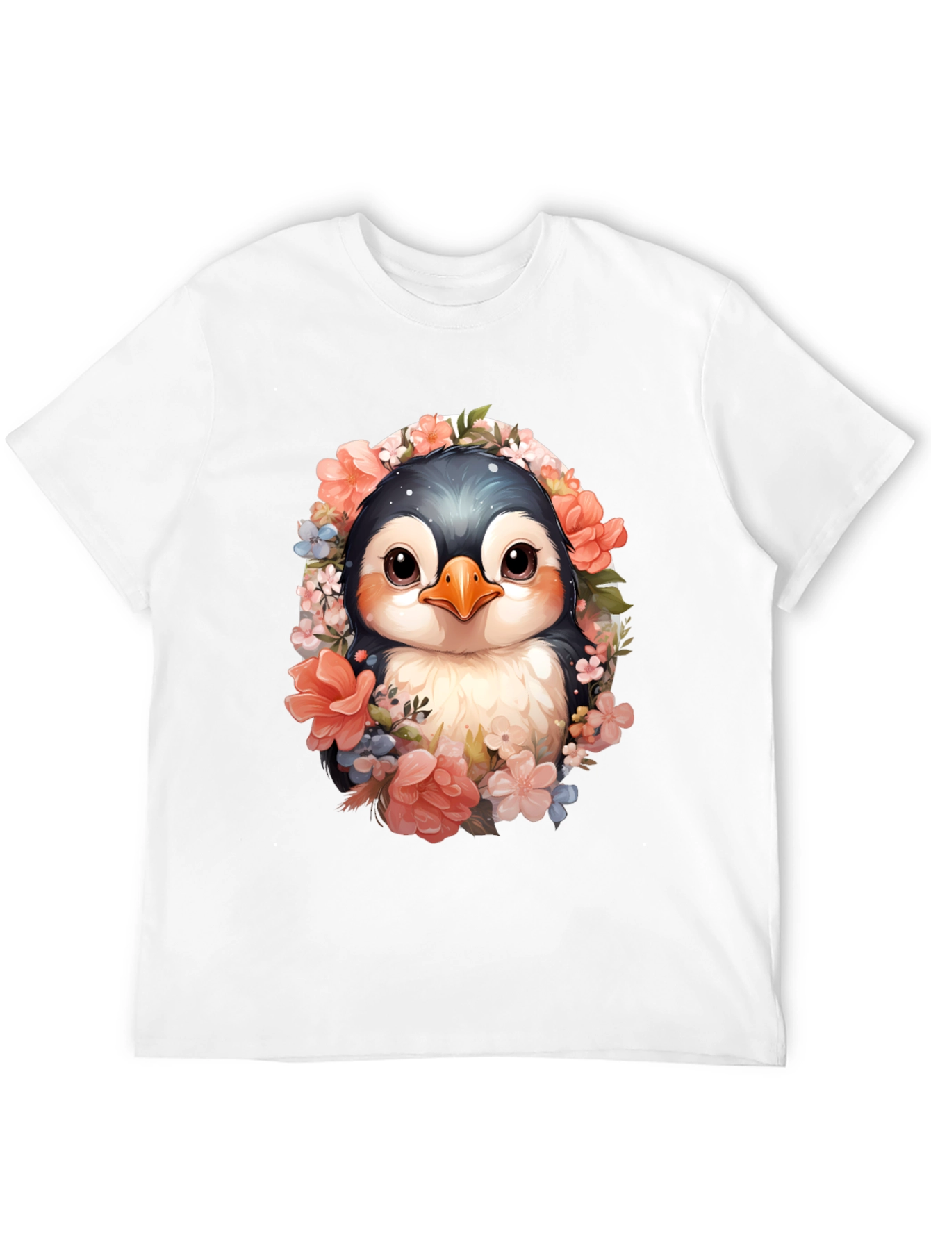 Penguin Floral Graphic Tee