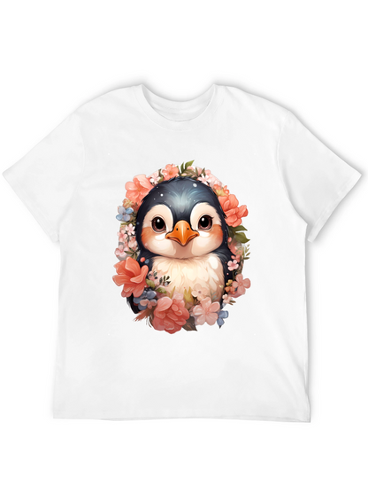 Penguin Floral Graphic Tee