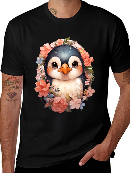 Penguin Floral Graphic Tee