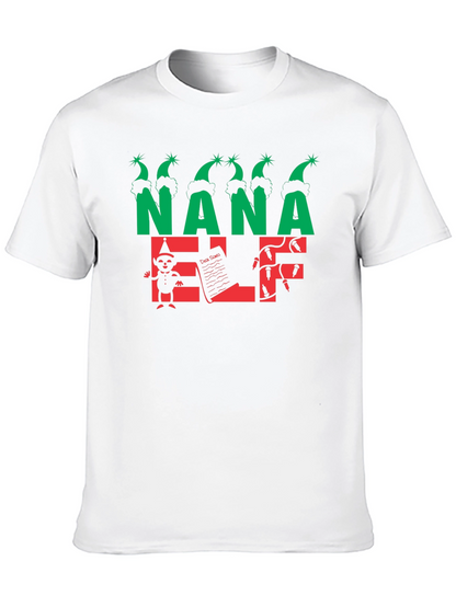 NANA ELF Christmas Holiday T-Shirt