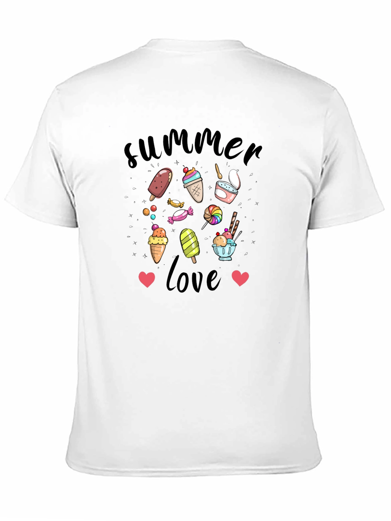 Summer Love T-Shirt - Ice Cream Design