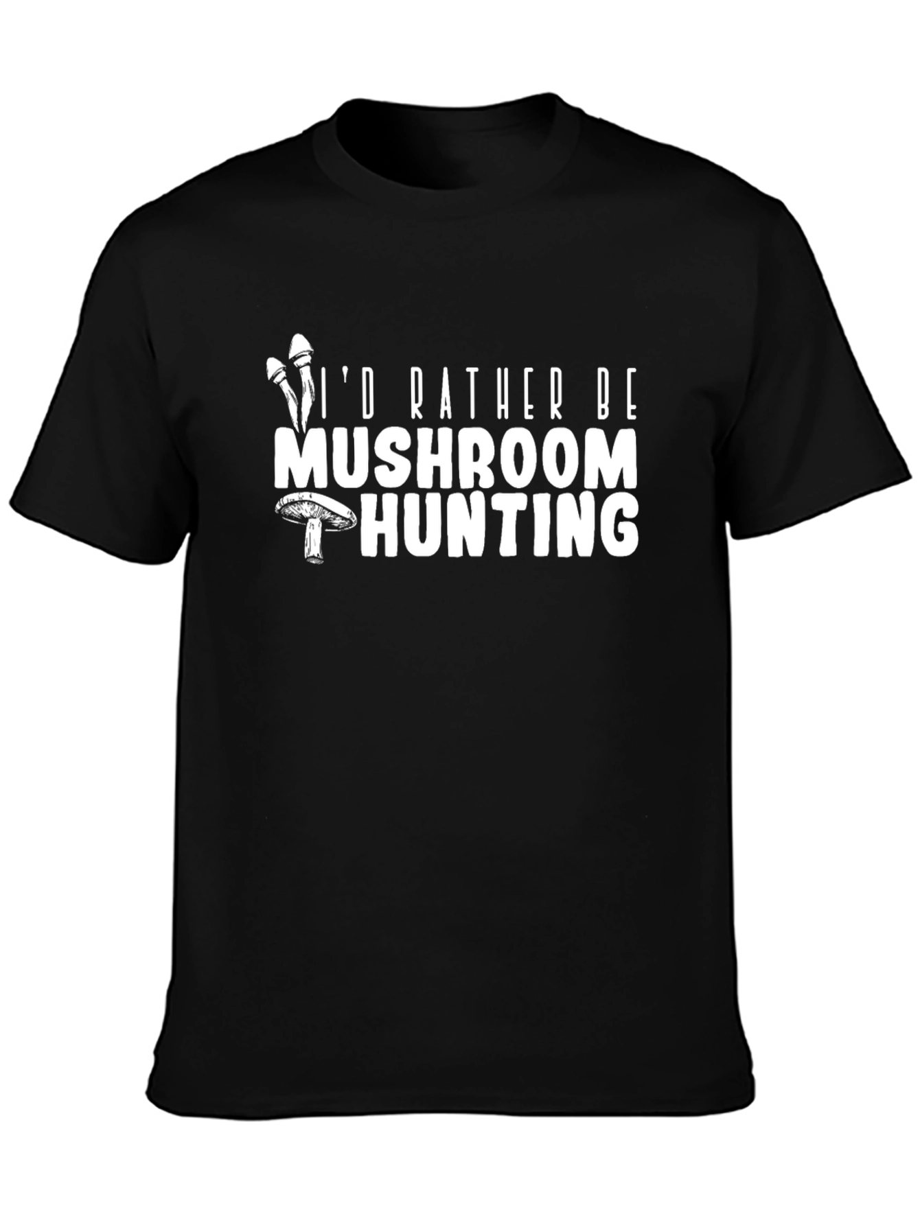 Mushroom Hunting Graphic T-Shirt