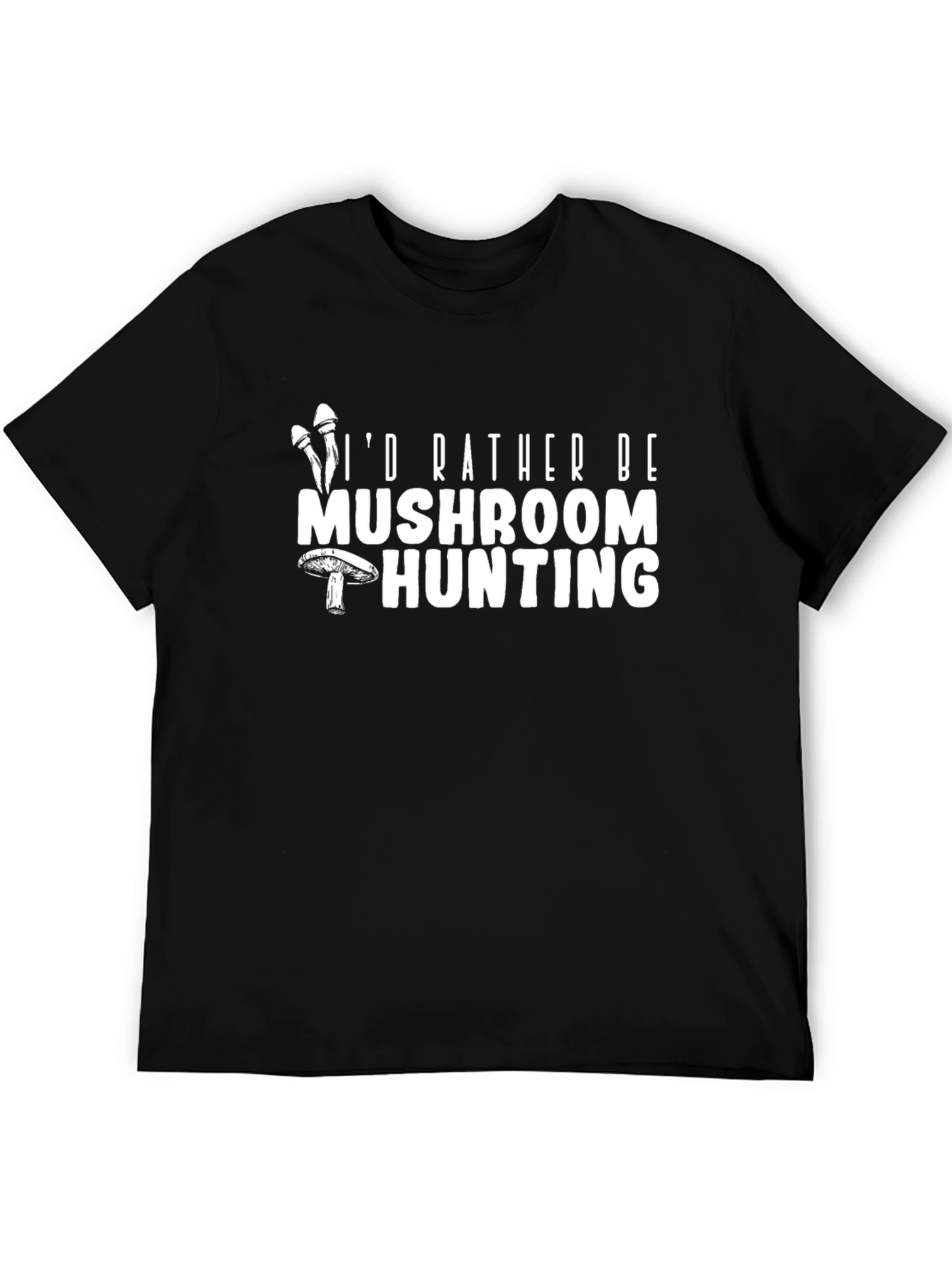 Mushroom Hunting Graphic T-Shirt