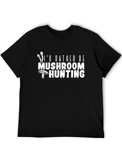 Mushroom Hunting Graphic T-Shirt