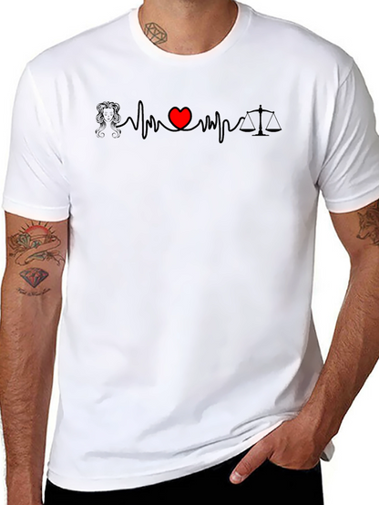 Lawyer Love Heartbeat T-Shirt