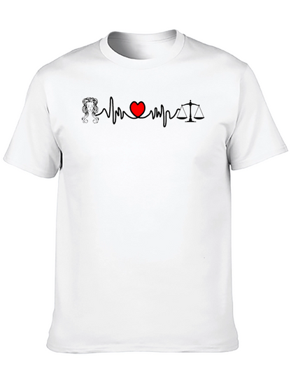 Lawyer Love Heartbeat T-Shirt