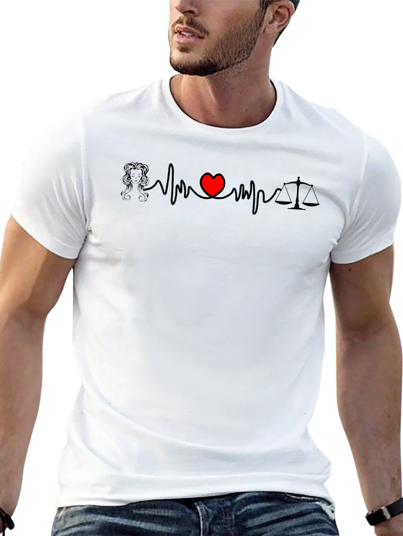 Lawyer Love Heartbeat T-Shirt