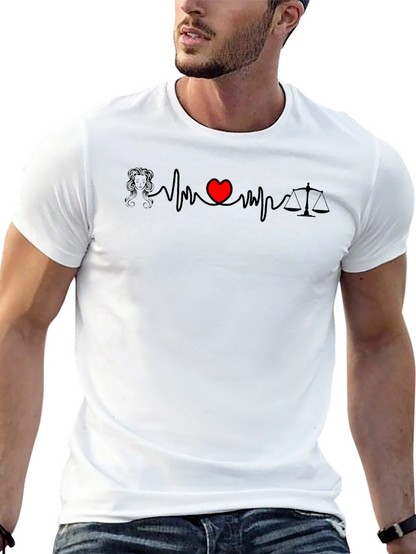 Lawyer Love Heartbeat T-Shirt