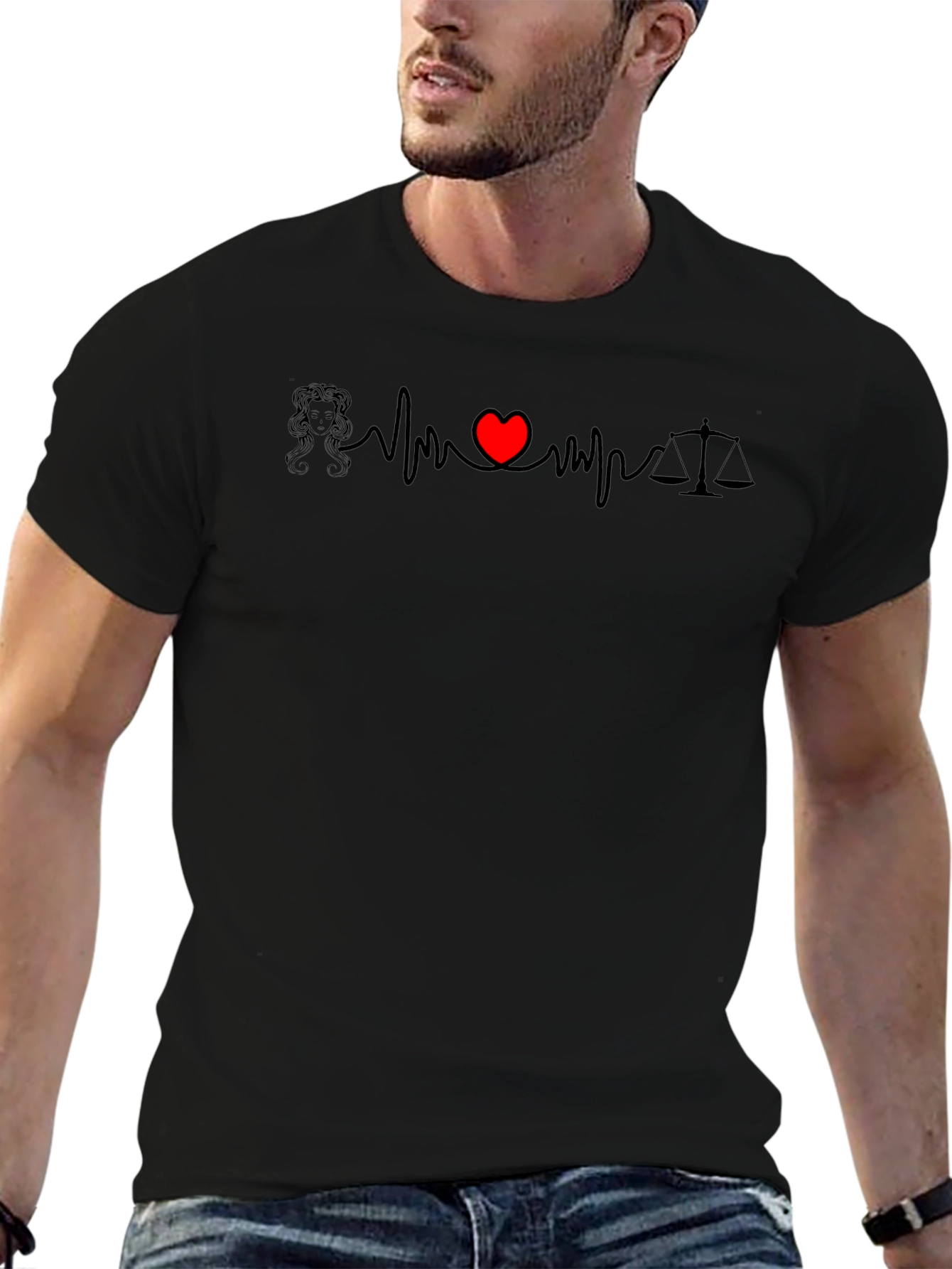 Lawyer Love Heartbeat T-Shirt
